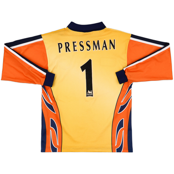 1997-98 Sheffield Wednesday GK Shirt Pressman #1 - 8/10 - (S)