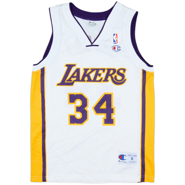 2002-04 LA Lakers O'Neal #34 Champion Alternate Jersey - 9/10 - (S)