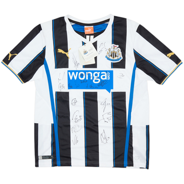 2013-14 Newcastle Signed Home Shirt (XL.Boys)