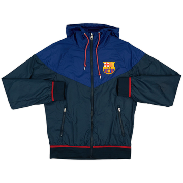 2015-16 Barcelona Nike Hooded Track Jacket - 6/10 - (S)