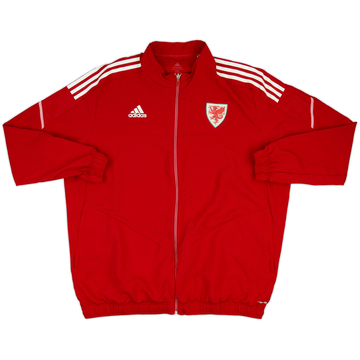 2021-22 Wales adidas Track Jacket - 8/10 - (XXL)