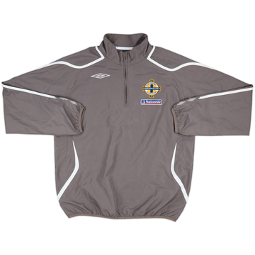 2007-09 Northern Ireland Umbro 1/4 Zip Sweat Top - 6/10 - (L)