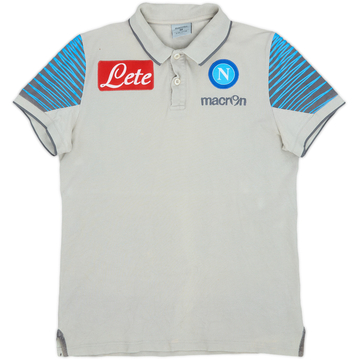 2014-15 Napoli Macron Polo Shirt - 8/10 - (M)