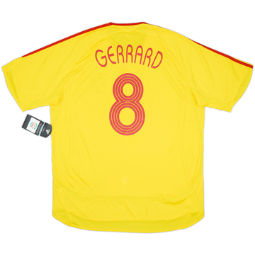 2006-07 Liverpool Away Shirt Gerrard #8 (XL)