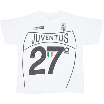 2002-03 Juventus Lotto 'Campioni D'Italia 2003' Graphic Tee - 7/10 - (L)