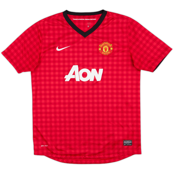 2012-13 Manchester United Home Shirt - 8/10 - (XL.Boys)