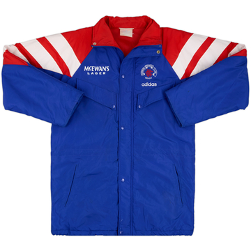 1992-94 Rangers adidas Padded Bench Coat - 8/10 - (M)