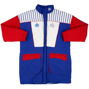 1990-92 Rangers adidas Padded Bench Coat - 9/10 - (M)