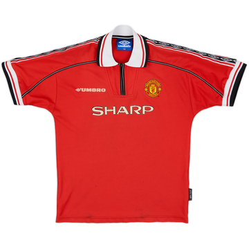 1998-00 Manchester United Home Shirt - 5/10 - (M.Boys)