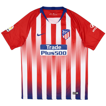 2018-19 Atletico Madrid Home Shirt - 10/10 - (L)
