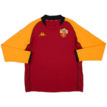 2002-03 Roma European Home L/S Shirt - 9/10 - (XXL)