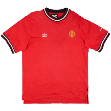 1998-99 Manchester United Umbro Cotton Tee - 6/10 - (XL)