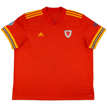 2020-21 Wales Home Shirt - 8/10 - (3XL)