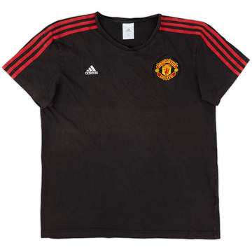 2017-18 Manchester United adidas Cotton Tee - 7/10 - (XL)