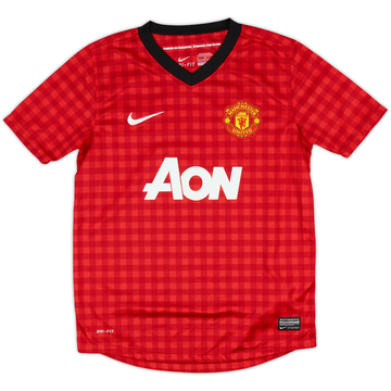 2013-14 Manchester United Home Shirt - 7/10 - (XL.Boys)