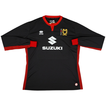 2016-17 MK Dons Third L/S Shirt - 10/10 - (4XL)