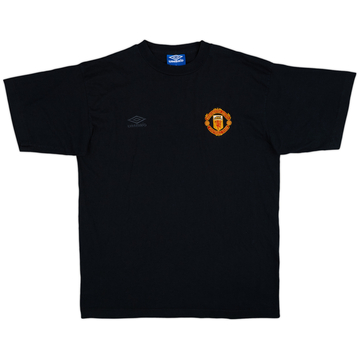 1996-98 Manchester United Umbro Cotton Tee - 8/10 - (L)