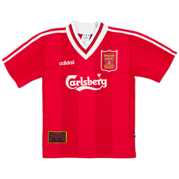 1995-96 Liverpool Home Shirt - 7/10 - (L.Boys)