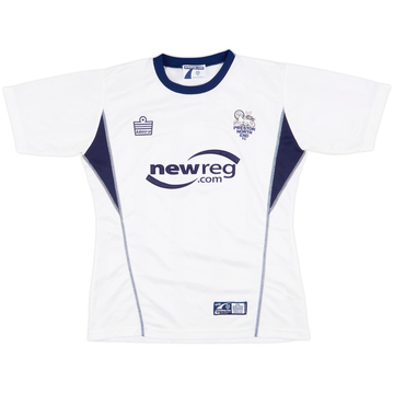 2003-04 Preston North End Home Shirt - 8/10 - (Women's M)