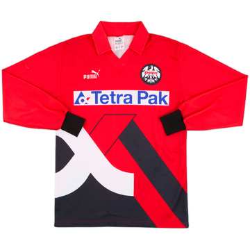 1993-94 Eintracht Frankfurt Home L/S Shirt - 8/10 - (S)