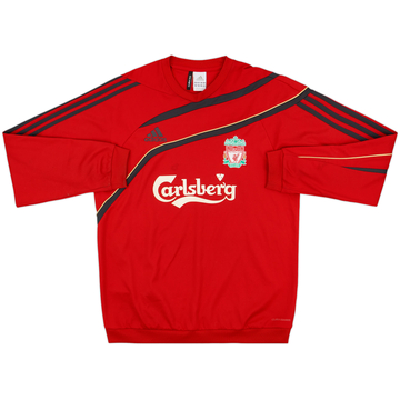 2009-10 Liverpool adidas Sweat Top - 6/10 - (M/L)
