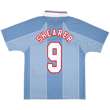 1996-97 England Away Shirt Shearer #9 - 10/10 - (M)