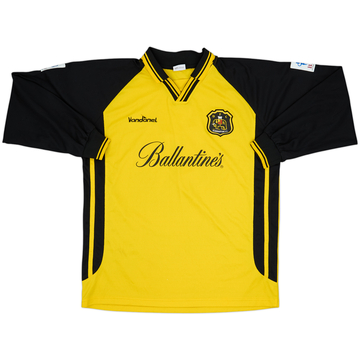 2006-07 Dumbarton Match Issue Home L/S Shirt #9