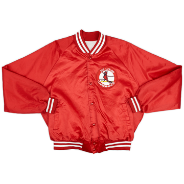 1990s St. Louis Cardinals Chalk Line Satin Varsity Jacket (Very Good) XL