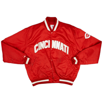 1990s Cincinnati Reds Starter Satin Varsity Jacket (Good) XL