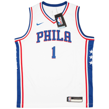 2022-23 Philadelphia 76ers Harden #1 Nike Swingman Home Jersey (L.Kids)