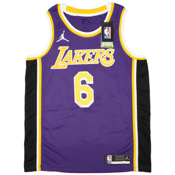 2021-22 LA Lakers James #6 Jordan Swingman Alternate Jersey (L)
