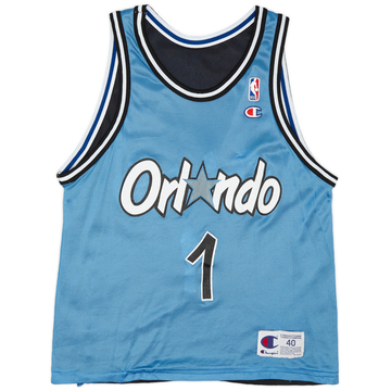 1995-98 Orlando Magic Hardaway #1 Champion Reversible Jersey (Very Good) M