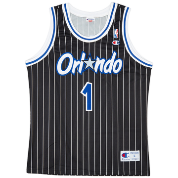 1993-94 Orlando Magic Hardaway #1 Champion Away Jersey (Excellent) L