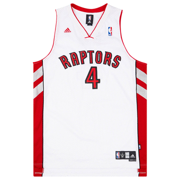 2006-10 Toronto Raptors Bosh #4 adidas Swingman Home Jersey (Excellent) XL