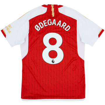 2023-24 Arsenal Home Shirt Odegaard #8