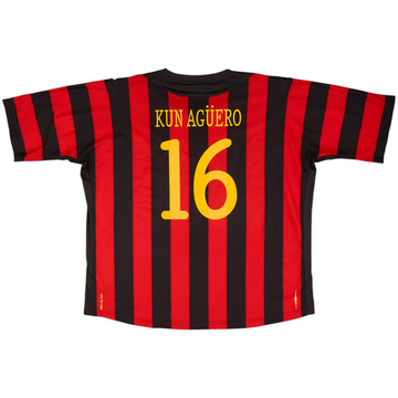 2011-12 Manchester City Away Shirt Kun Aguero #16 - 6/10 - (3XL)