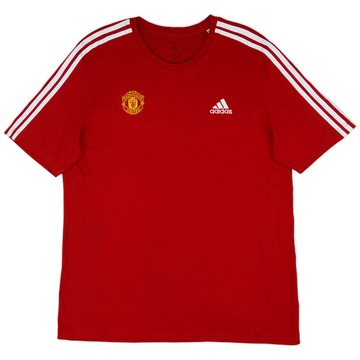 2021-22 Manchester United adidas Cotton Tee - 9/10 - (L)