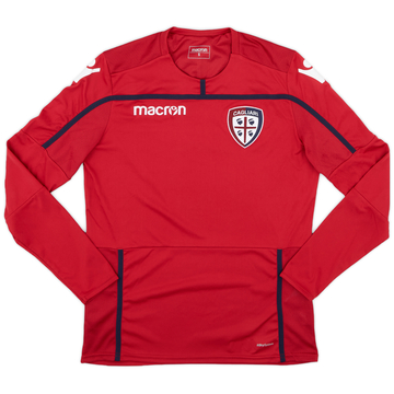 2016-17 Cagliari Macron Training L/S Shirt - 9/10 - (S)