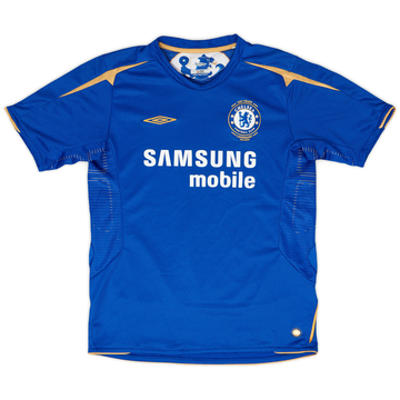 2005-06 Chelsea Centenary Home Shirt - 8/10 - (L.Boys)
