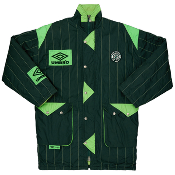1994-95 Celtic Umbro Padded Bench Coat - 7/10 - (L)