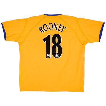 2003-04 Everton Away Shirt Rooney #18 - 9/10 - (XXL)