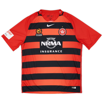 2016-17 Western Sydney Wanderers Home Shirt - 8/10 - (XL)