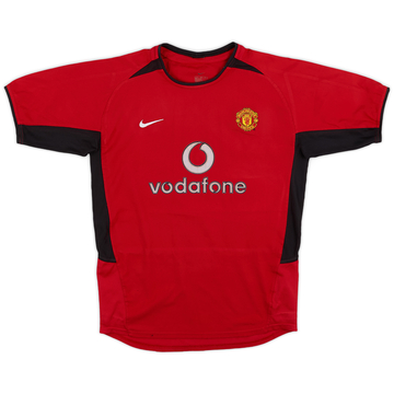 2002-04 Manchester United Home Shirt - 5/10 - (L.Boys)