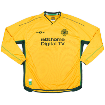 2002-03 Celtic Away L/S Shirt #23 - 8/10 - (XL)