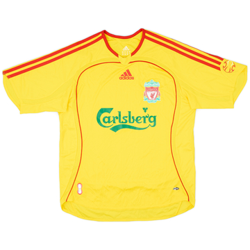 2006-07 Liverpool Away Shirt - 8/10 - (L.Boys)