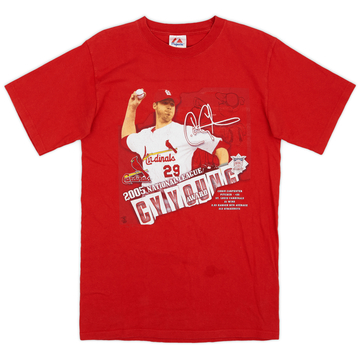 2005 St. Louis Cardinals Chris Carpenter Cy Young Award Winner Majestic Tee - 6/10 - (M)