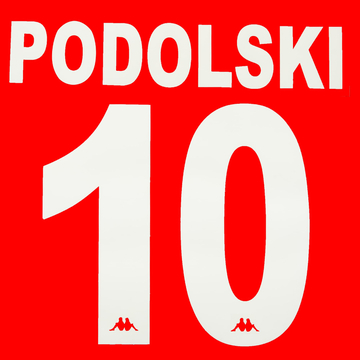 2020-21 Antalyaspor Home Podolski #10 Name Set