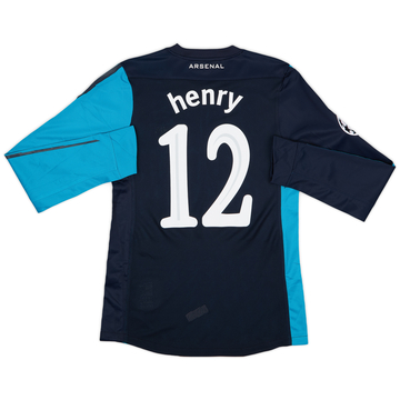 2011-12 Arsenal Player Issue Away L/S Shirt Henry #12 (M)
