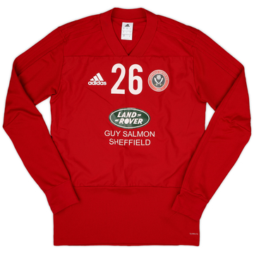 2017-18 Sheffield United adidas Player Issue Sweat Top #26 - 9/10 - (S)
