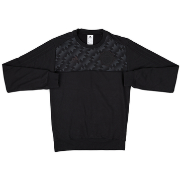 2017-18 Manchester United adidas Sweat Top - 9/10 - (XS)